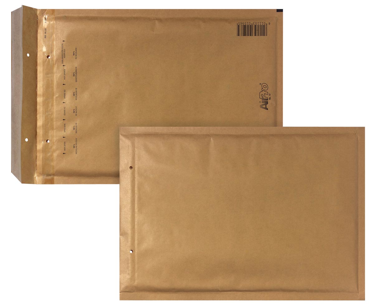 Bong AirPro luchtkussenenveloppen, ft 180 x 265 mm, met stripsluiting, doos van 100 stuks, bruin Bong AirPro luchtkussenenveloppen, ft 180 x 265 mm, met stripsluiting, doos van 100 stuks, bruin