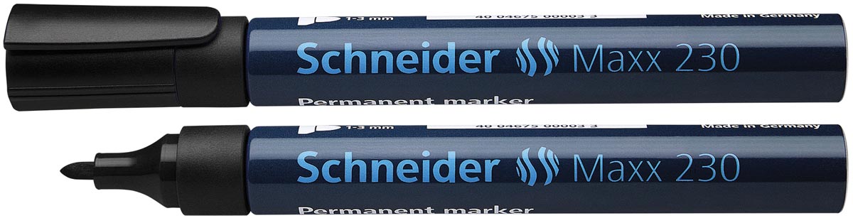Schneider permanent marker Maxx 230 zwart afbeelding