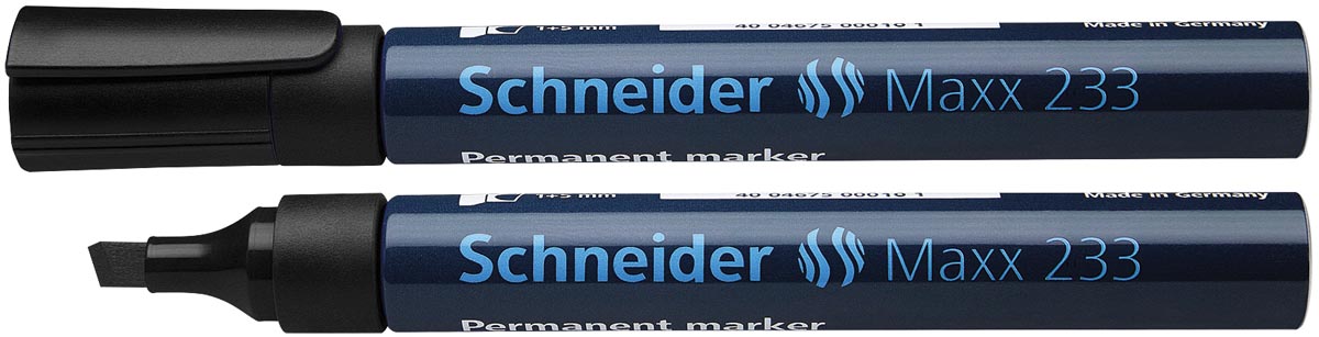 Schneider permanent marker Maxx 233, zwart afbeelding