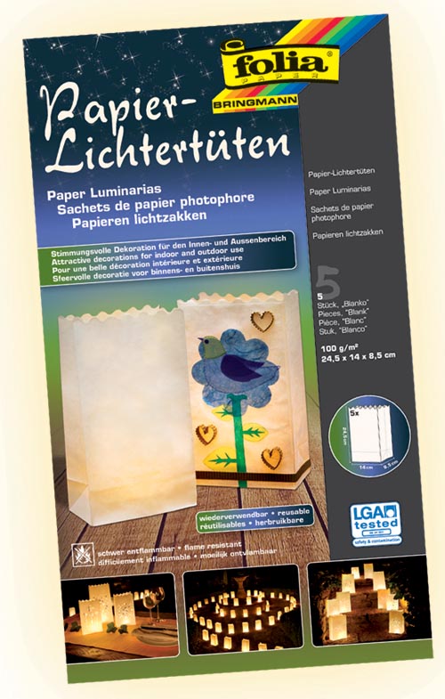 Folia Lichtzak ft 24,5 x 14 x 8,5 cm, neutraal