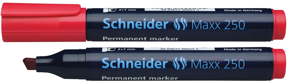 Schneider permanent marker Maxx 250 rood