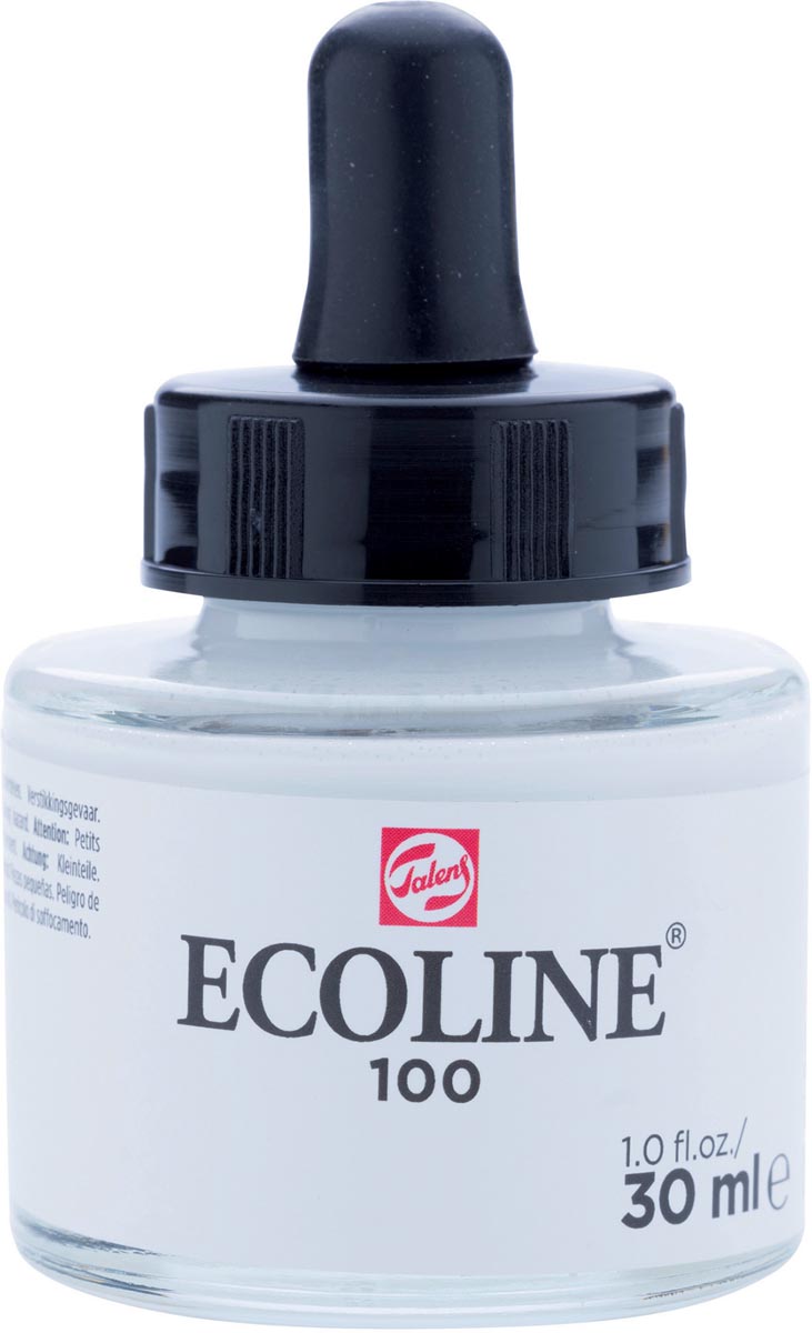 Talens Ecoline waterverf flacon van 30 ml, wit