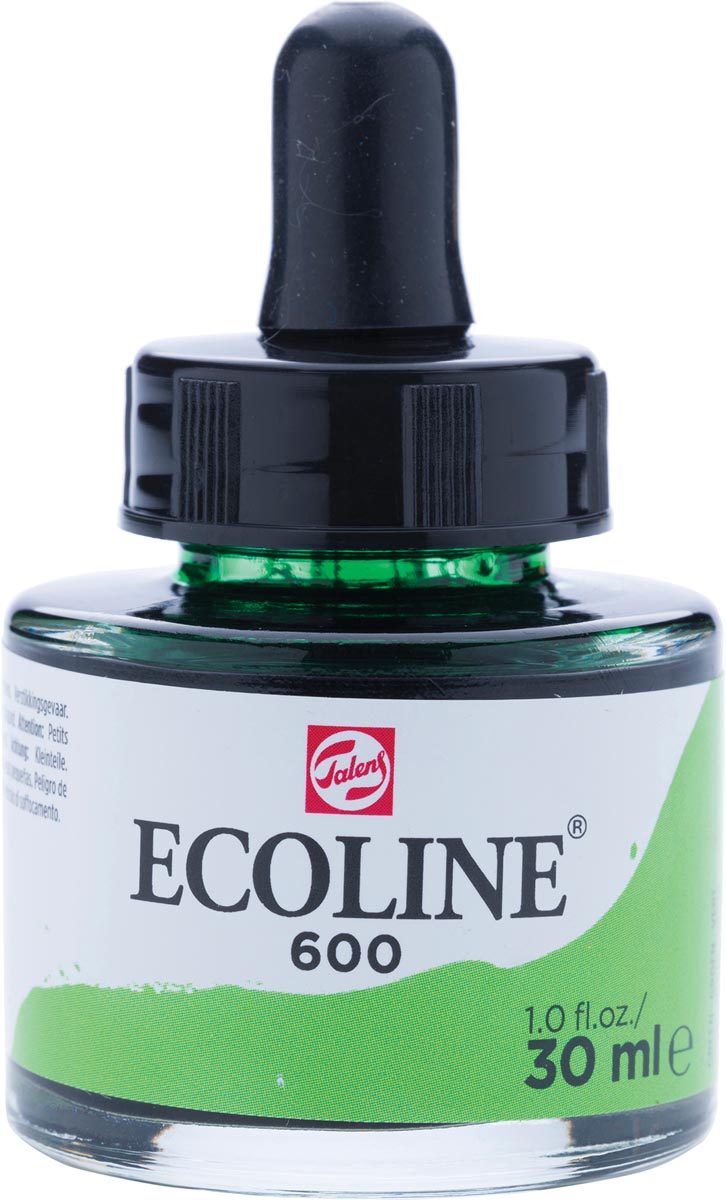 Talens Ecoline waterverf flacon van 30 ml, groen