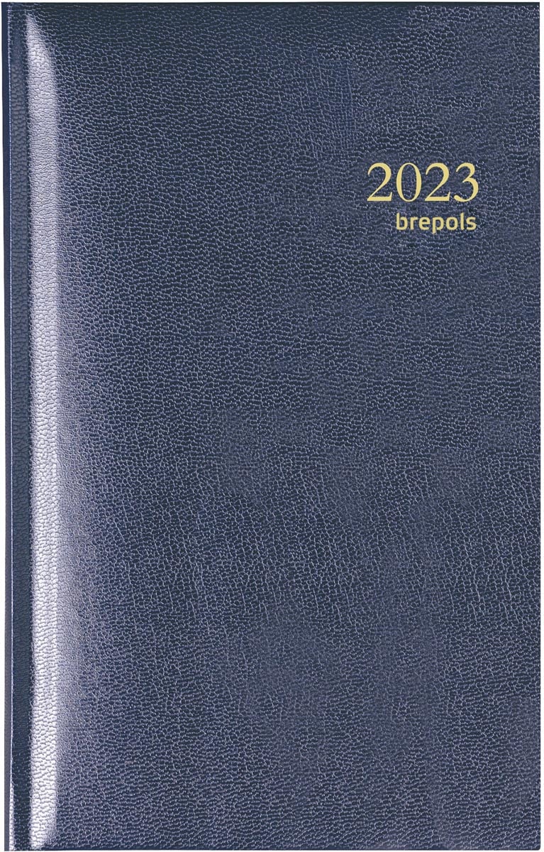 Brepols agenda Brefix Lima 6-talig, blauw, 2023 Brepols agenda Brefix Lima 6-talig, blauw, 2023