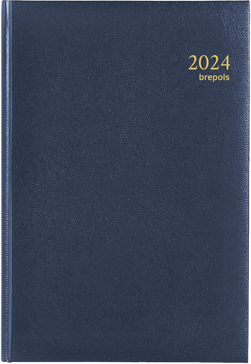 Brepols agenda Brefix Lima 6-talig, blauw, 2024