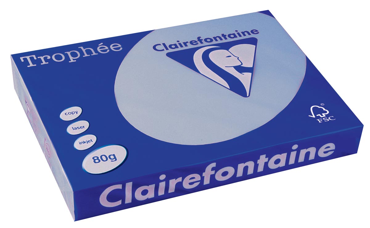 Clairefontaine Trophée Pastel A3, 80 g, 500 vel, lavendel