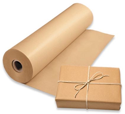 Inpakpapier op rol, 70 g/m², ft 280 m x 60 cm, kraft afbeelding