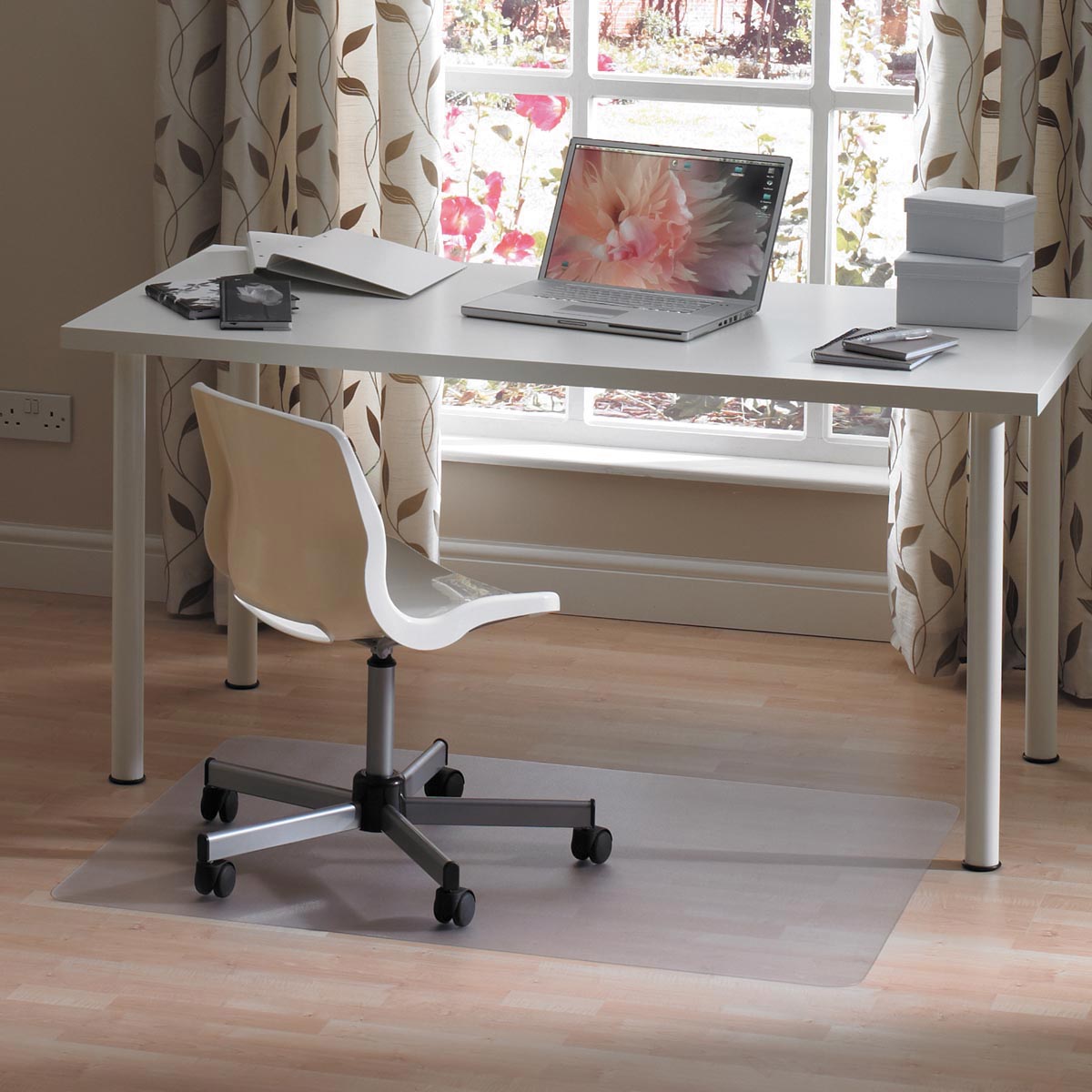 Floortex vloermat, voor tapijt en harde ondergronden, ft 120 x 75 cm