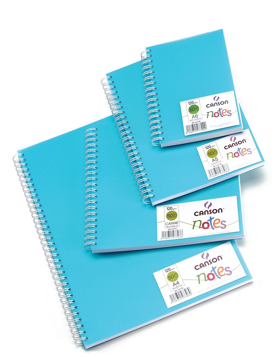 Canson schetsboek Notes, ft A4, blauw Canson schetsboek Notes, ft A4, blauw