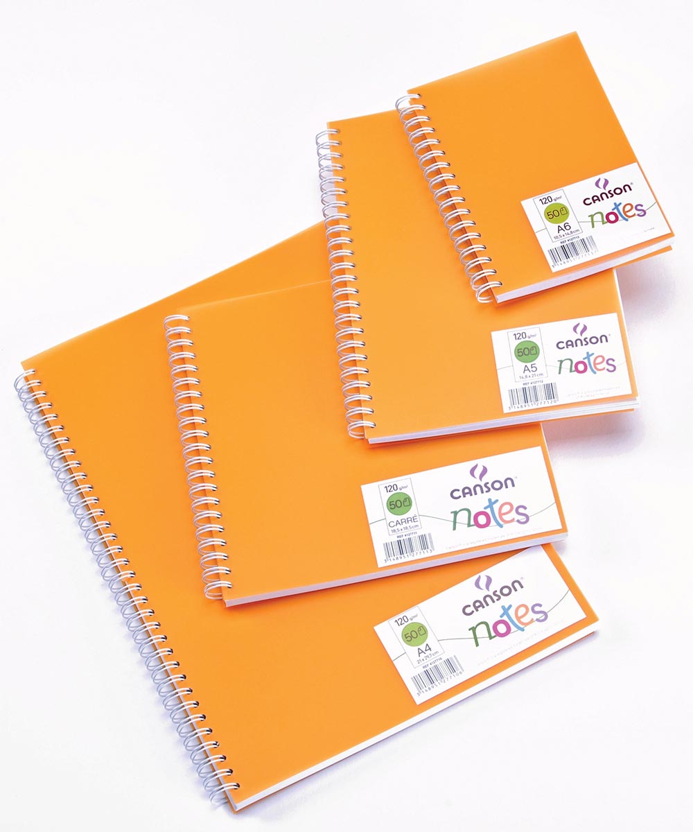 Canson schetsboek Notes, ft A5, oranje