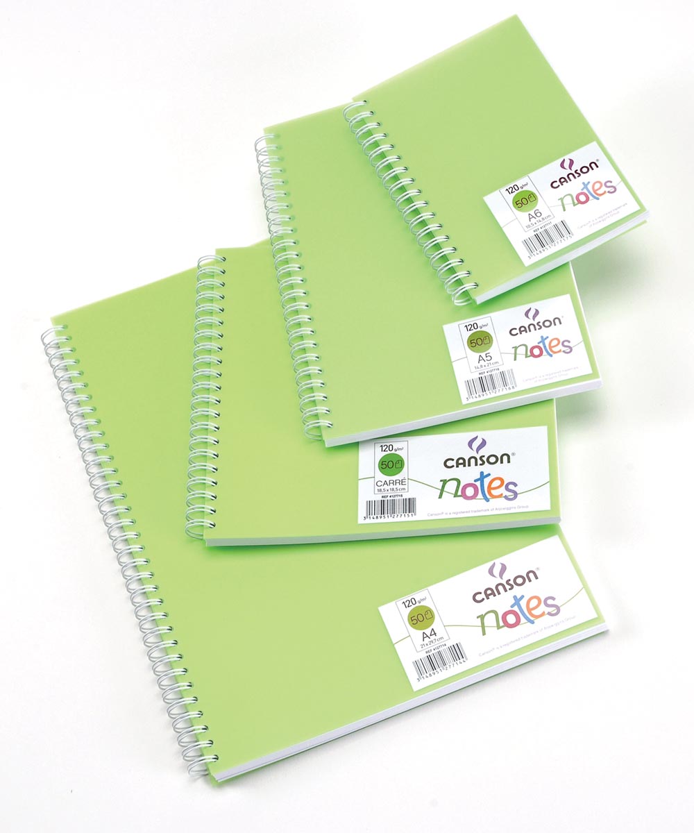 Canson Schetsboek Notes Ft A4 Groen huismerk kopen in de aanbieding