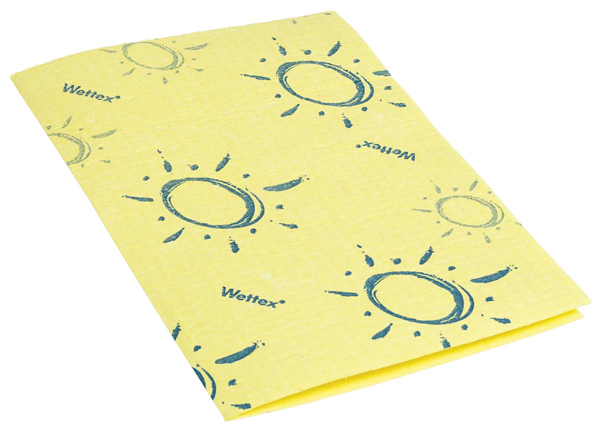 Vileda sponsdoek Wettex Soft, geel, pak van 10 stuks afbeelding