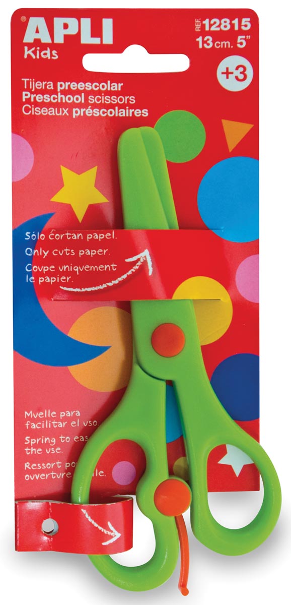 Apli Kids kleuterschaar 13 cm, op blister afbeelding