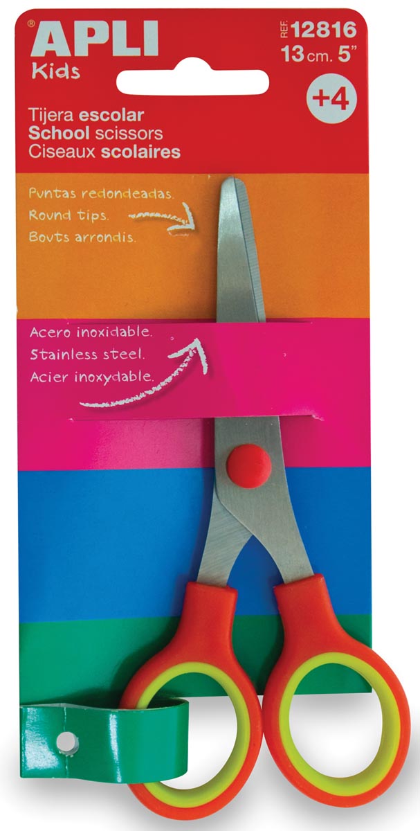 Apli Kids schoolschaar 13 cm, op blister afbeelding