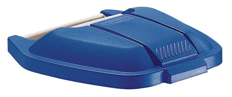 Rubbermaid deksel voor mobiele afvalcontainer Basis, blauw Rubbermaid deksel voor mobiele afvalcontainer Basis, blauw