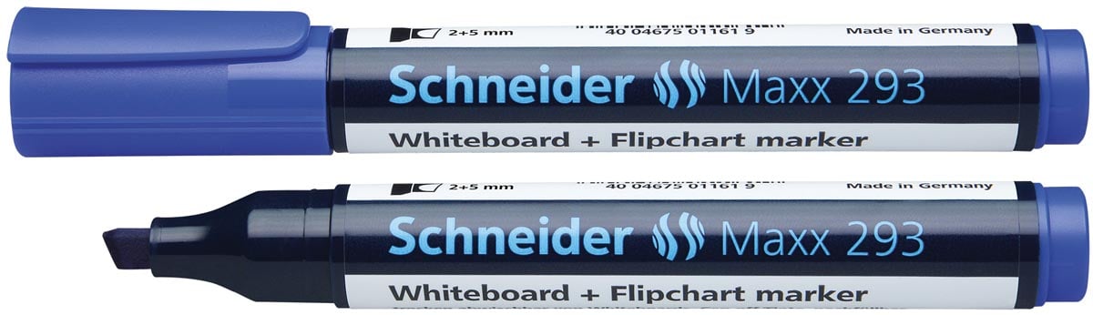 Schneider whiteboard + flipchart marker Maxx 293 blauw afbeelding