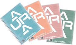 Aurora bloc de cours collège, ft A4, 70 g/m², quadrillé 5 mm, 80 feuilles