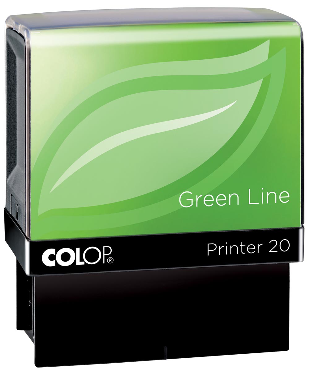 Colop stempel Green Line Printer Printer 20, max. 4 regels, voor Nederland, ft. 14 x 38 mm afbeelding