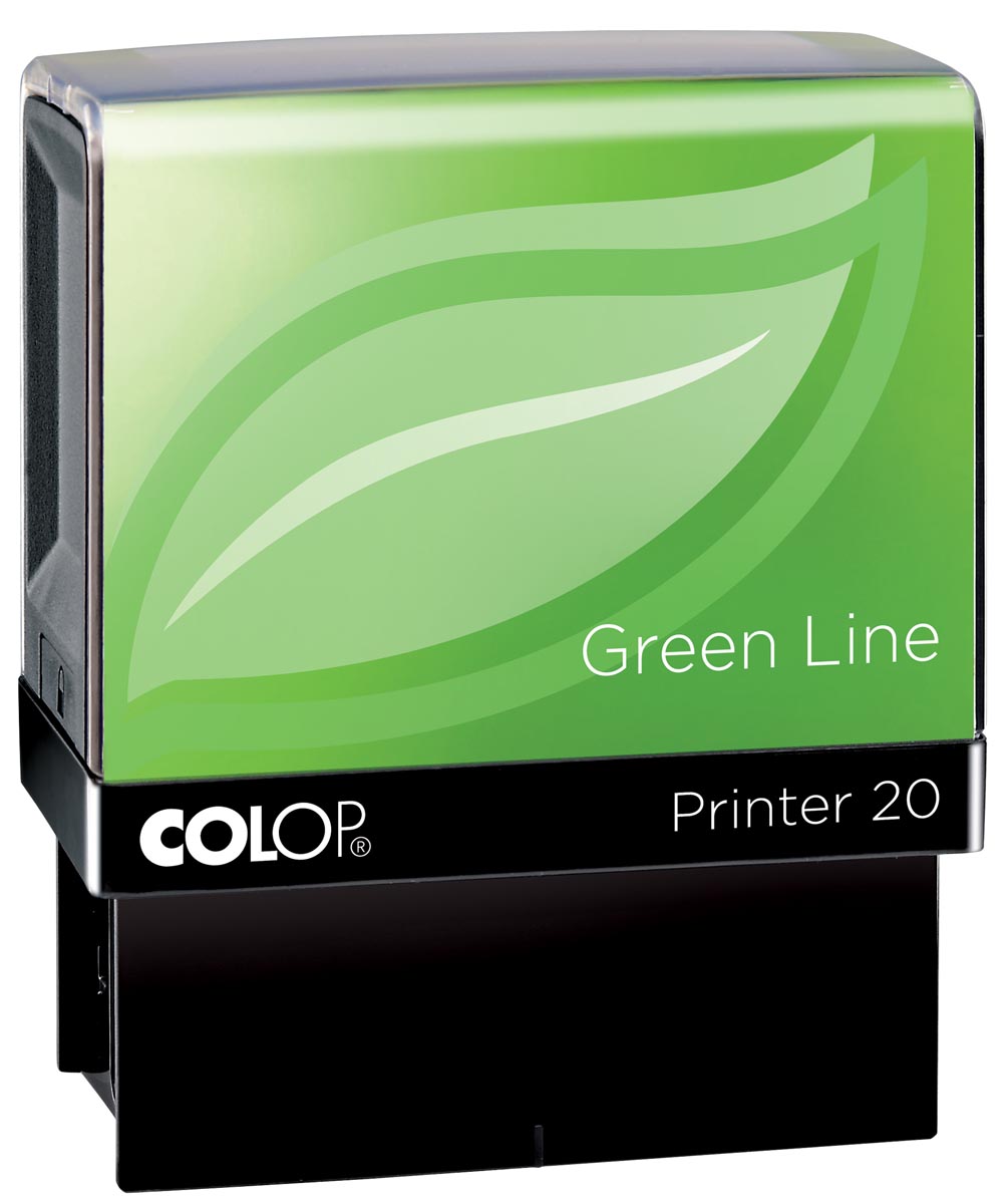 Colop Stempel Green Line Printer 20 Max 4 Regels Voor Belgie Ft 14 X 38 Mm huismerk kopen in de aanbieding
