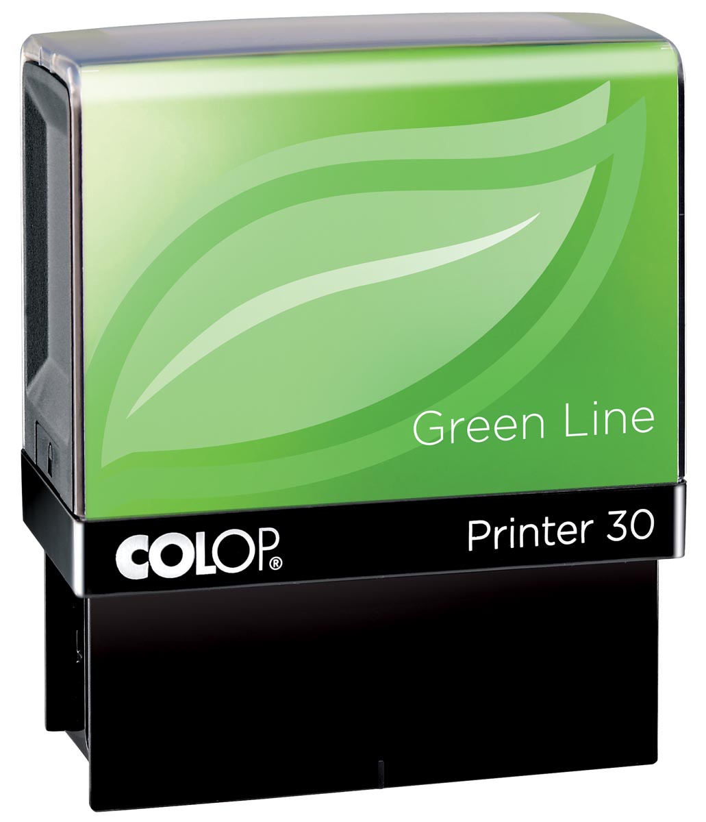 Colop stempel Green Line Printer Printer 30, max. 5 regels, voor Nederland, ft. 18 x 47 mm