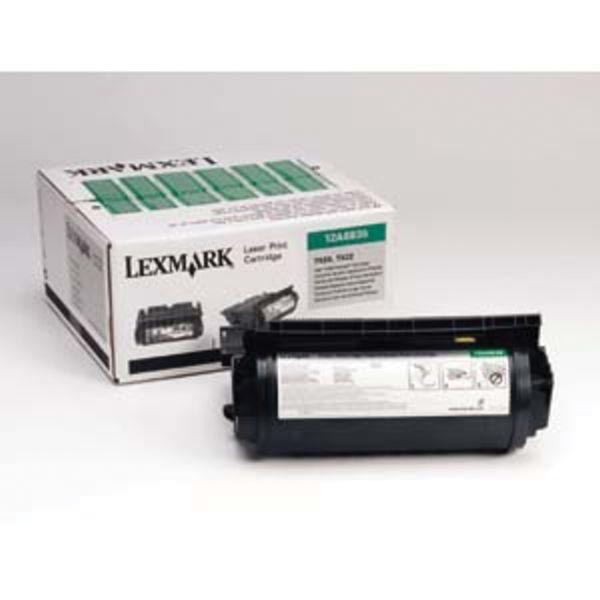 Lexmark Tonercartridge zwart return program - 20000 pagina's - 12A6835