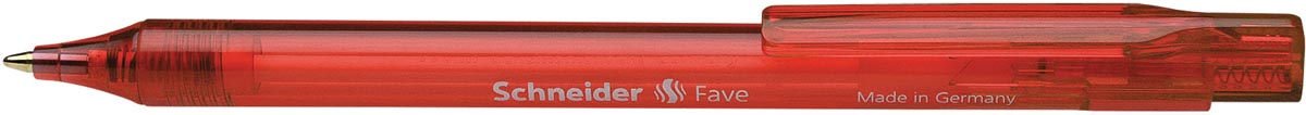 Schneider Balpen Fave, medium penpunt, rood