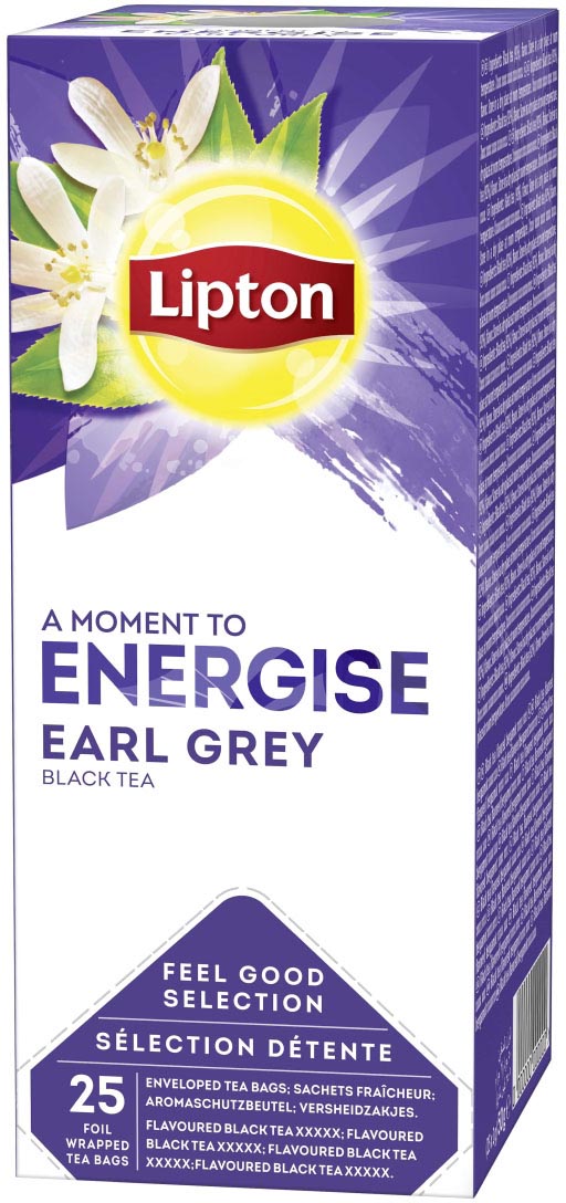Lipton thee Feel Good Selection, Earl grey , doos van 25 zakjes