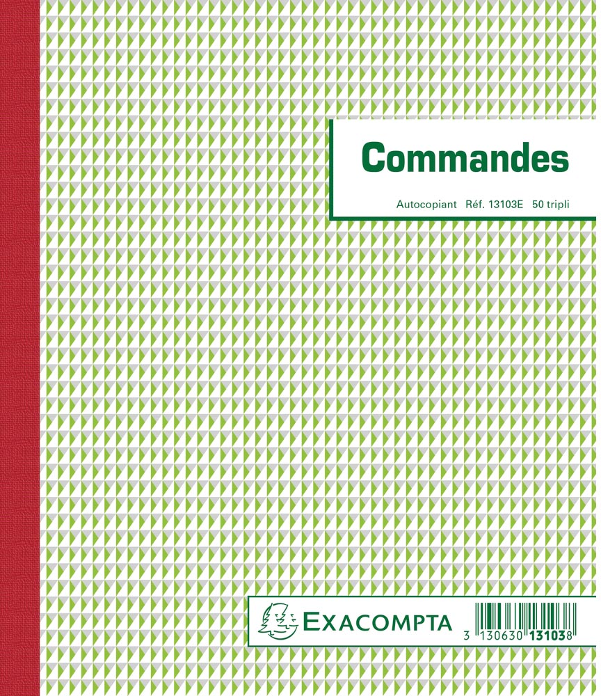 Exacompta doorschrijfboeken bestellingen, ft 21 x 18 cm, zelfkopiërend, tripli