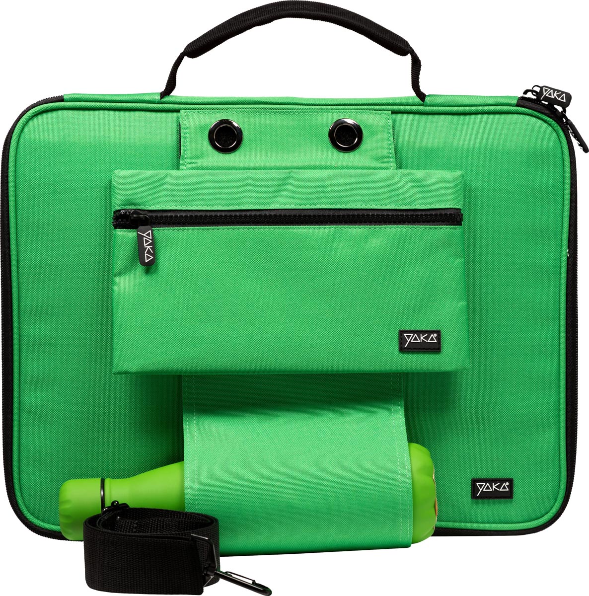 Yaka laptoptas voor 13,3 inch laptop, groen afbeelding