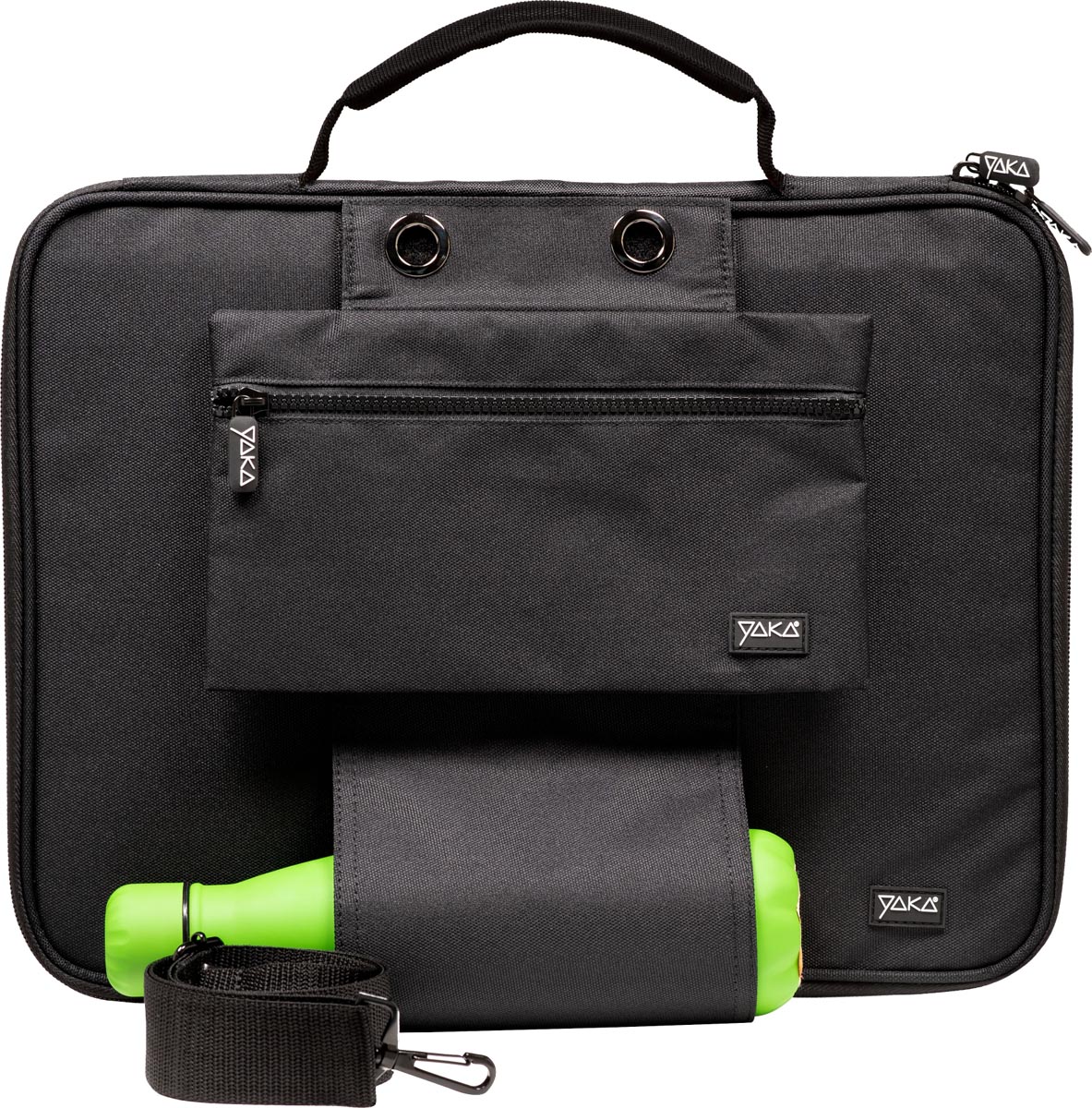 Yaka laptoptas voor 15,6 inch laptop, zwart afbeelding