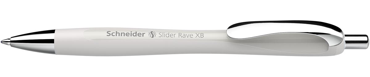Schneider balpen Slider Rave Trend Edition, extra breed, blauwe inkt, silver grey