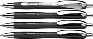 Balpen - Slider Rave XB - blauw/zwart - 5 stuks - Schneider Balpen - Slider Rave XB - blauw/zwart - 5 stuks - Schneider