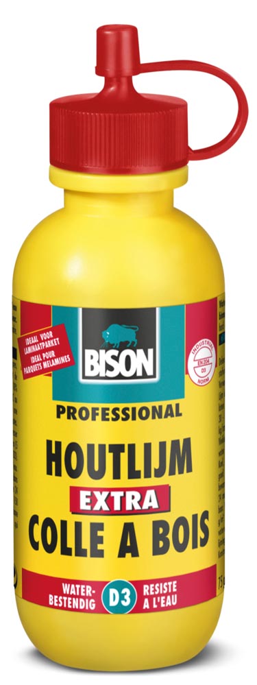 Bison houtlijm topspeed, flacon van 75 ml, extra wit afbeelding