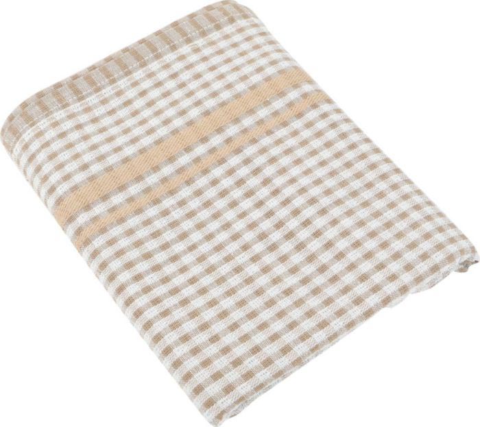 Handdoek, ft 50 x 70 cm, gewafeld, beige, pak van 3 stuks