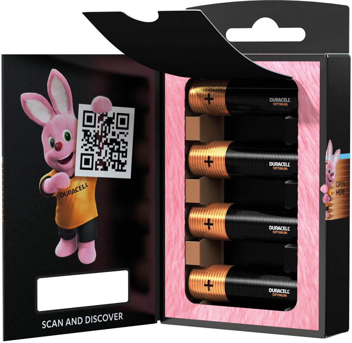 Duracell batterij Optimum AA, blister van 4 stuks Duracell batterij Optimum AA, blister van 4 stuks