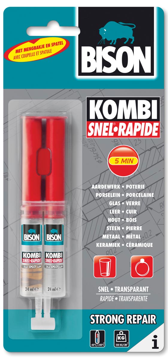 Bison kombi Snel 2-componentenlijm afbeelding