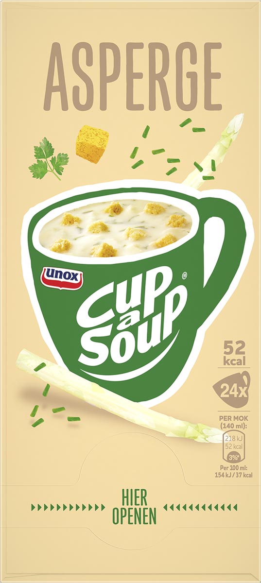 Unox | Cup-a-Soup | Asperge | 24 x 140 ml
