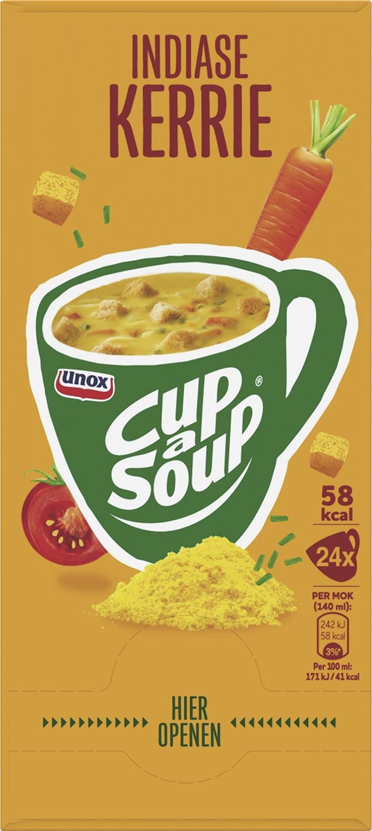 Cup-a-Soup indiase kerrie, pak van 24 zakjes afbeelding