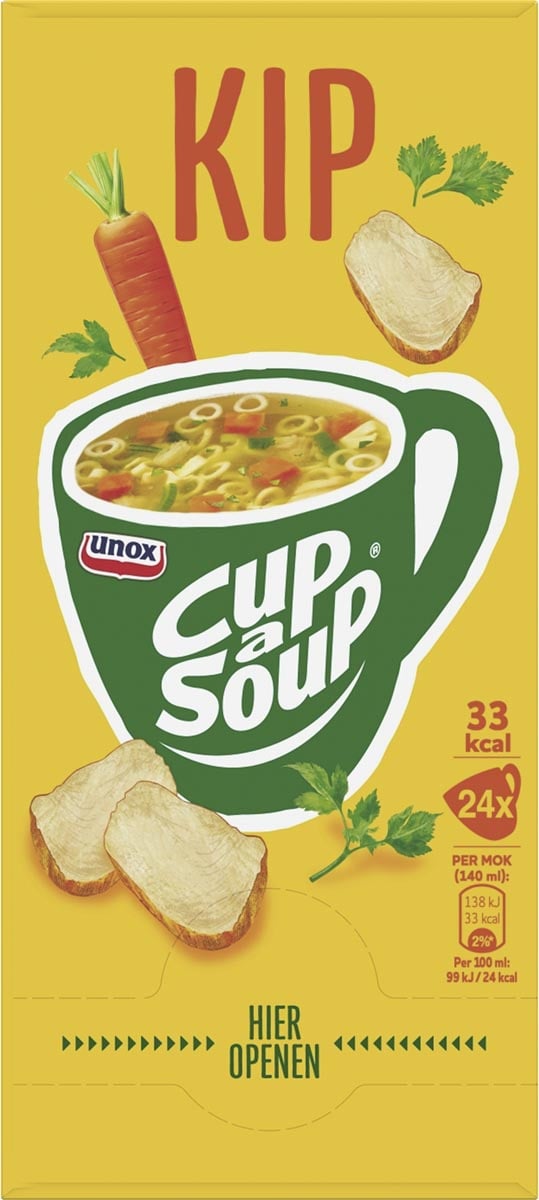 Cup-a-Soup kip, pak van 24 zakjes afbeelding