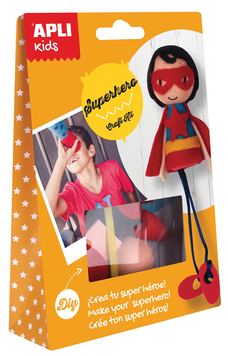 Apli Kids Craft Kit Op Blister Superheld huismerk kopen in de aanbieding