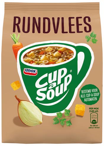 Cup-a-Soup vending, rundvlees, 140 ml, zak van 40 porties afbeelding
