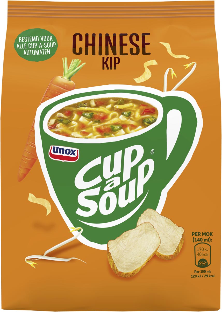 Cup-a-Soup vending, chinese kip, 140 ml, zak van 40 porties afbeelding