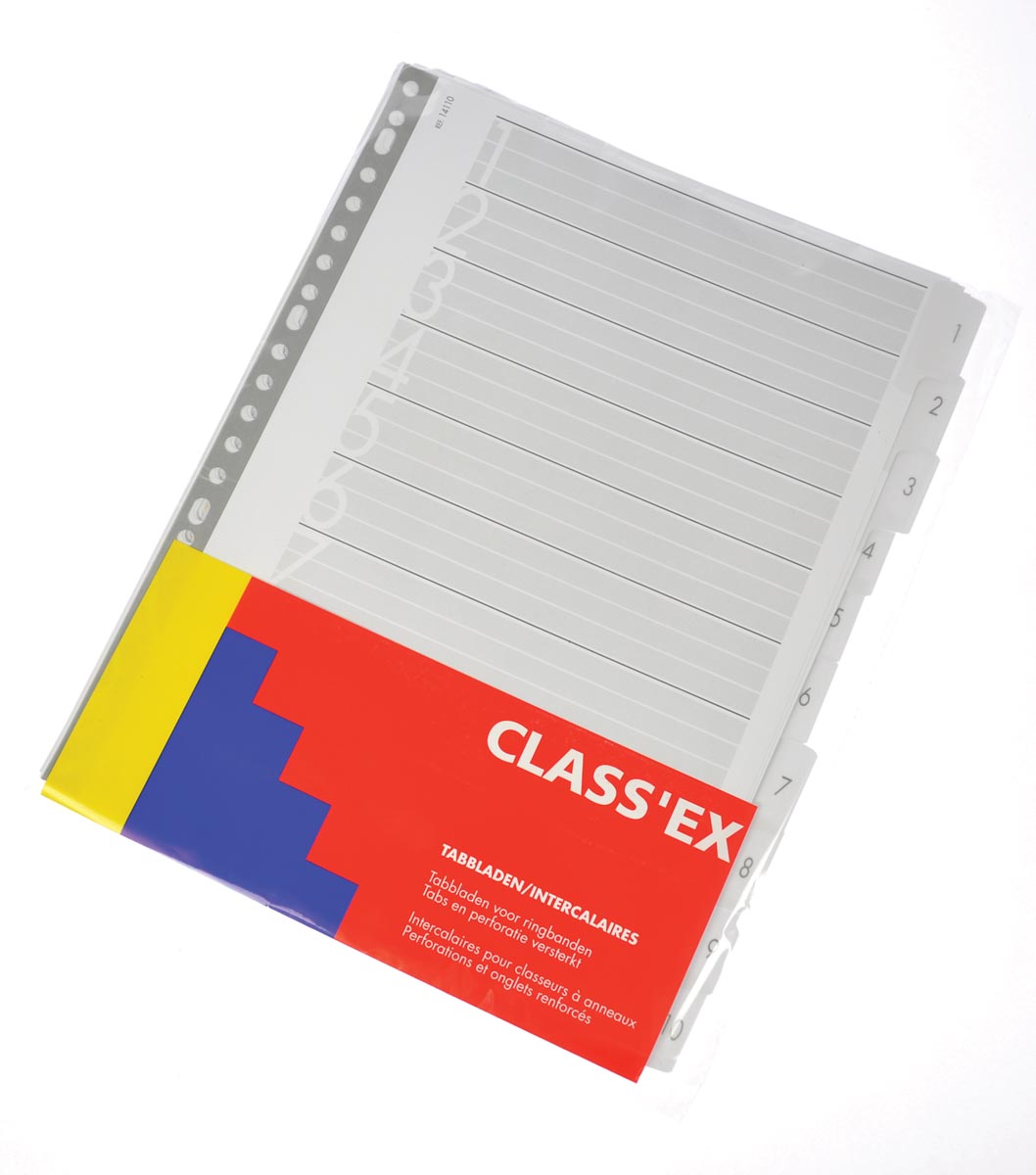 Classex Tabbladen Set 1 10 23 Gaatsperforatie Karton huismerk kopen in de aanbieding Classex Tabbladen Set 1 10 23 Gaatsperforatie Karton huismerk kopen in de aanbieding