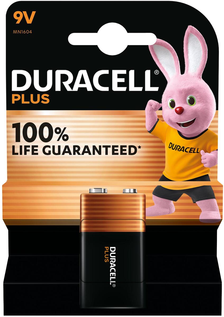 Duracell batterij Plus 100% 9V