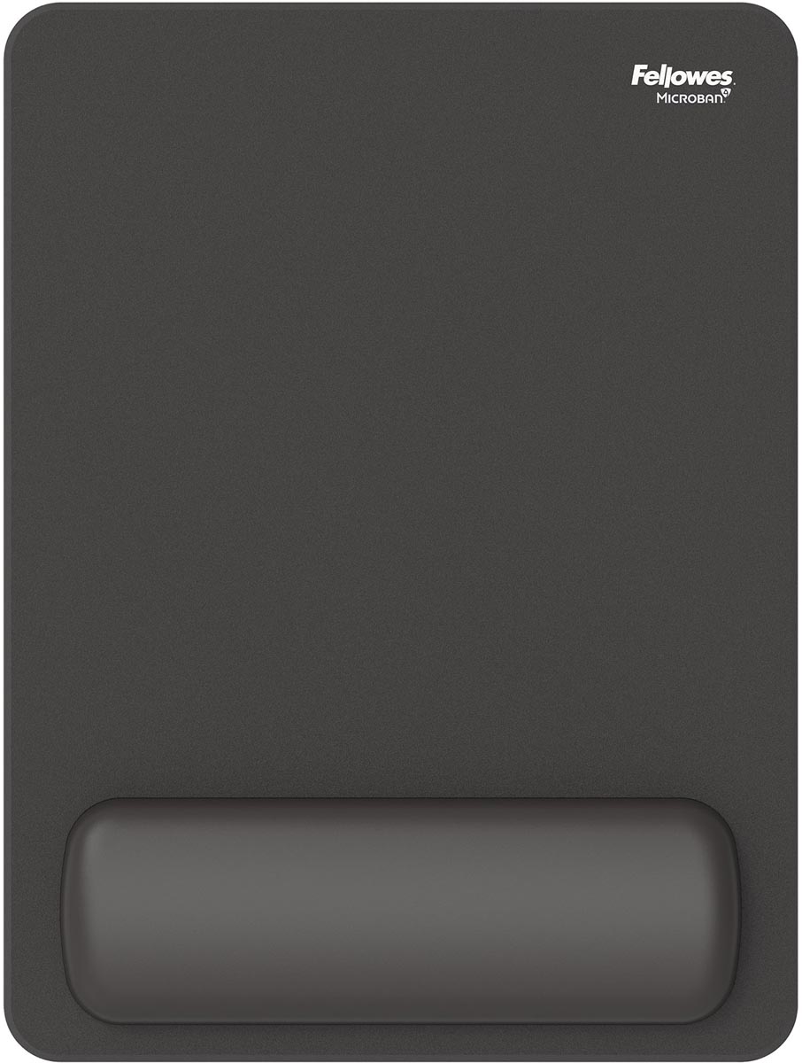Fellowes Breyta muismat XL met polssteun, zwart