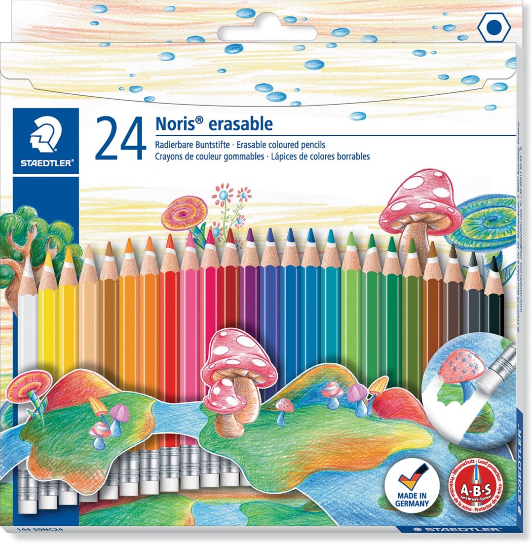 Staedtler Crayon De Couleur Noris Club Effacable 24 Crayons Bij Vindiq Office