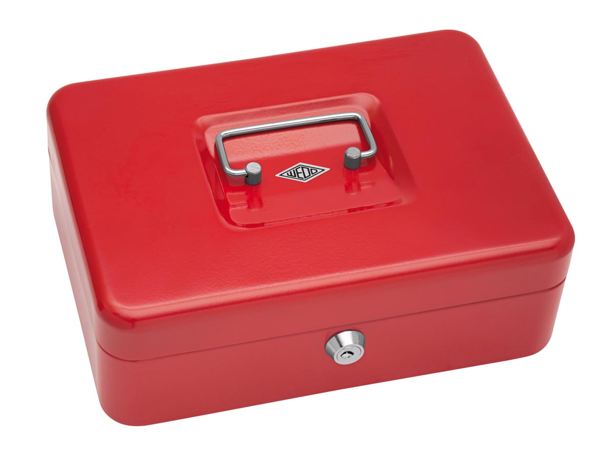 Wedo geldkoffer, ft 25 x 18 x 9 cm, rood Wedo geldkoffer, ft 25 x 18 x 9 cm, rood