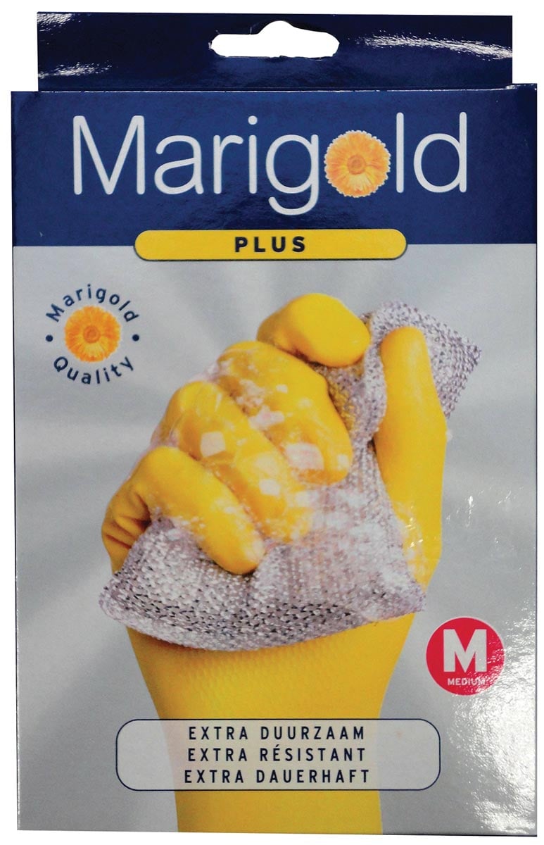 Vileda Handschoenen Marigold Plus Medium Geel huismerk kopen in de aanbieding