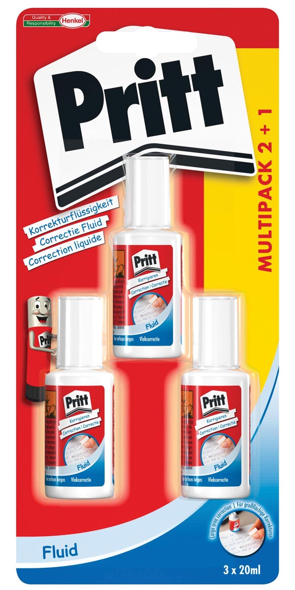 Pritt Correctievloeistof Correct It Fluid Blister 2 1 huismerk kopen in de aanbieding Pritt Correctievloeistof Correct It Fluid Blister 2 1 huismerk kopen in de aanbieding