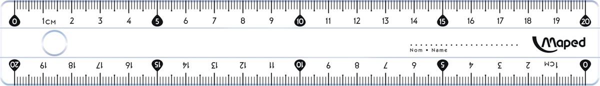 Maped lat Essentials 146 20 cm - dubbele graduatie afbeelding